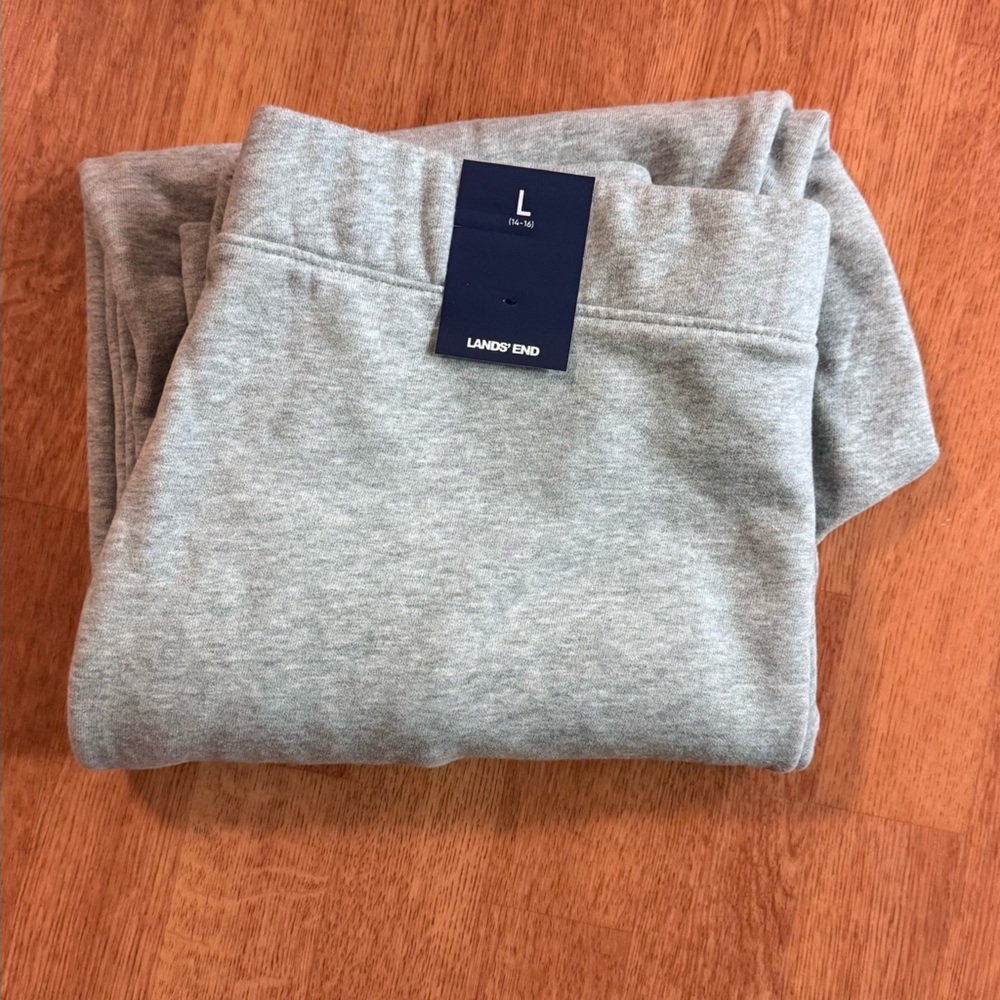 Lands' End Gray Track Pants